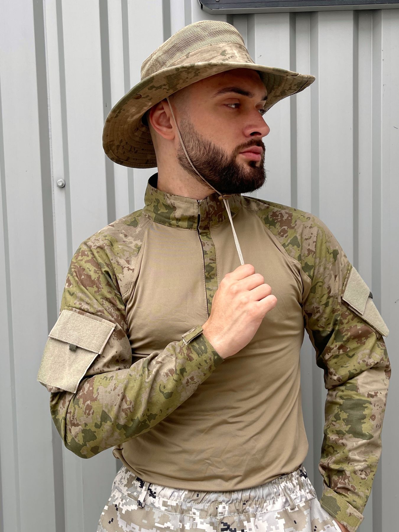 Панама пісочний камуфляж ріп стоп, Универсальный