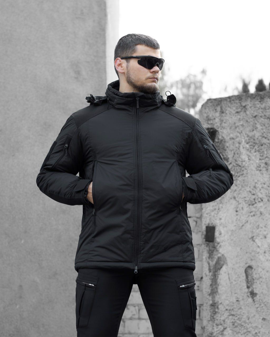 Куртка тактична зимова BEZET FrostArmor чорна