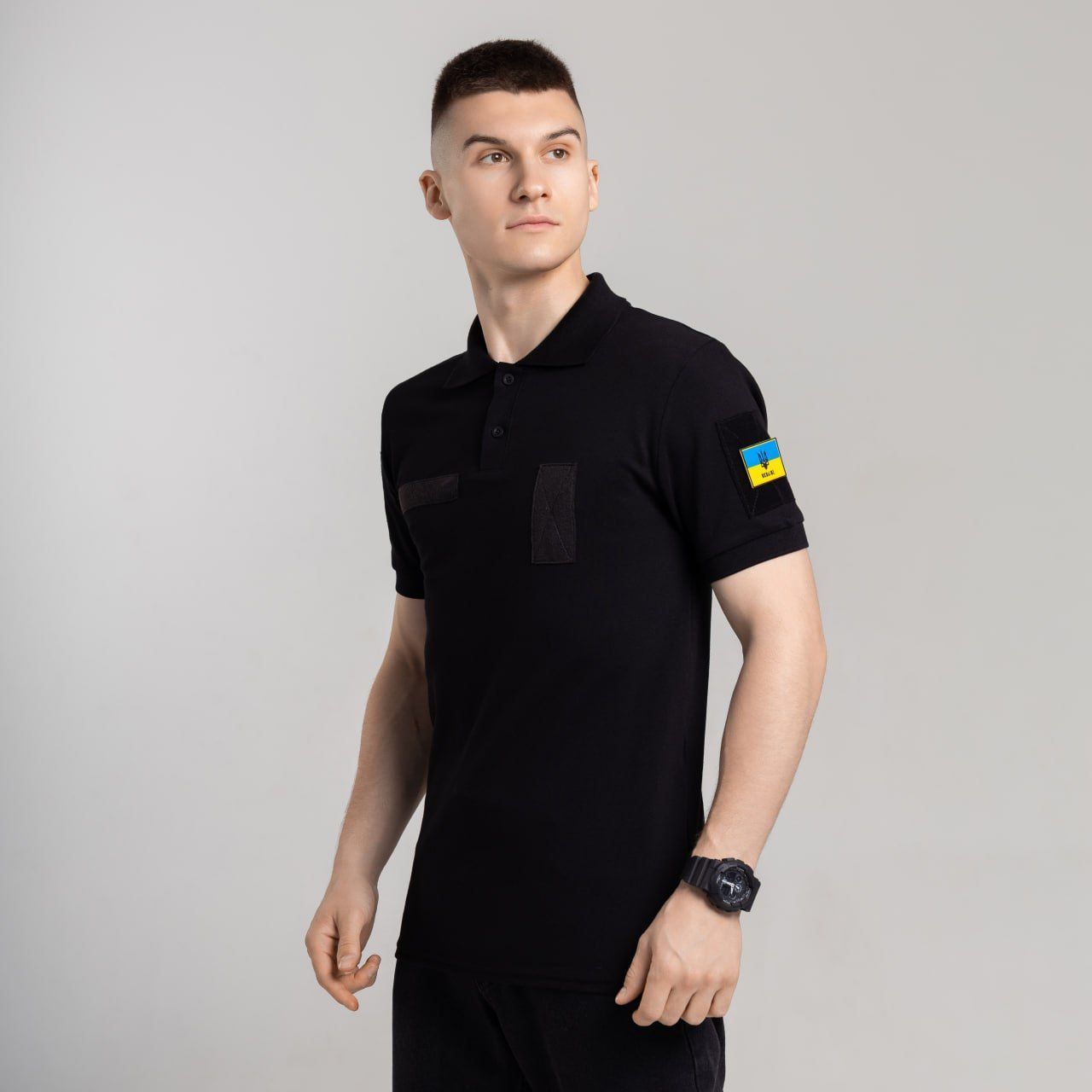 Поло Pobedov Royal військове чорний, S