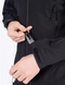 Куртка софтшел Чорна Soft Shell на флісі, S