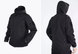 Куртка софтшел Чорна Soft Shell на флісі, S