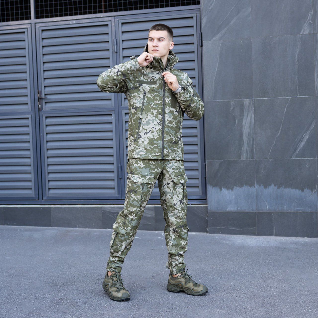 Комплект Softshell куртка Motive + штани Hardy, S