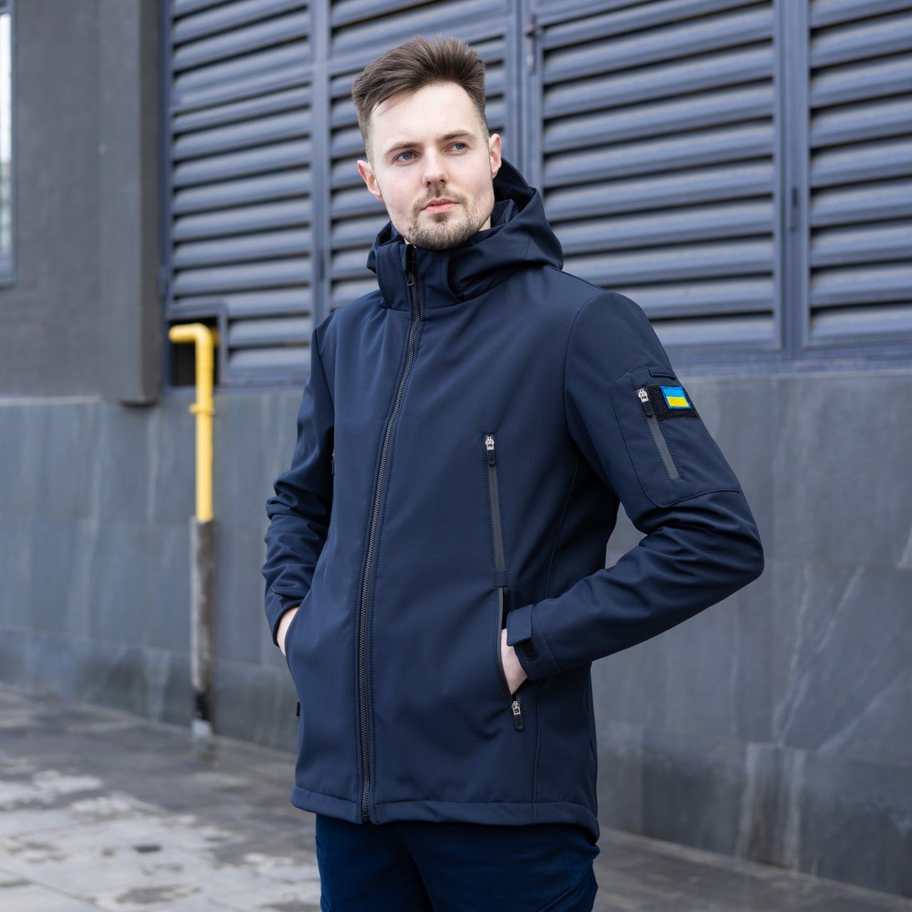 Куртка Pobedov Jacket Motive синя