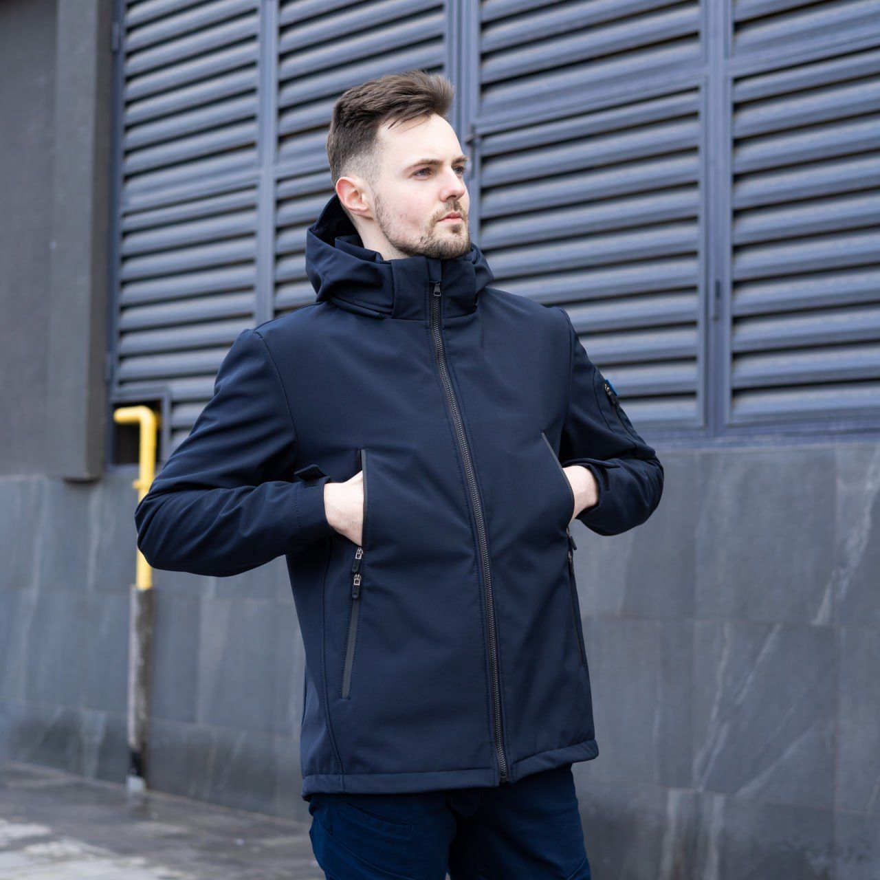 Куртка Pobedov Jacket Motive синя