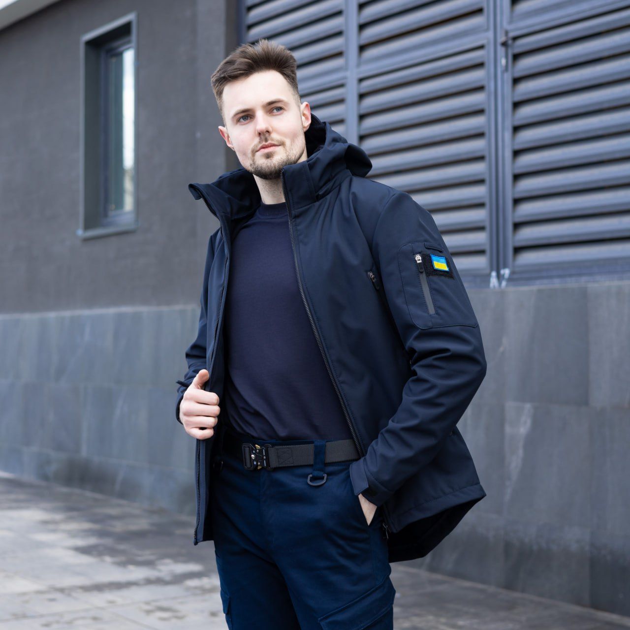Куртка Pobedov Jacket Motive синя