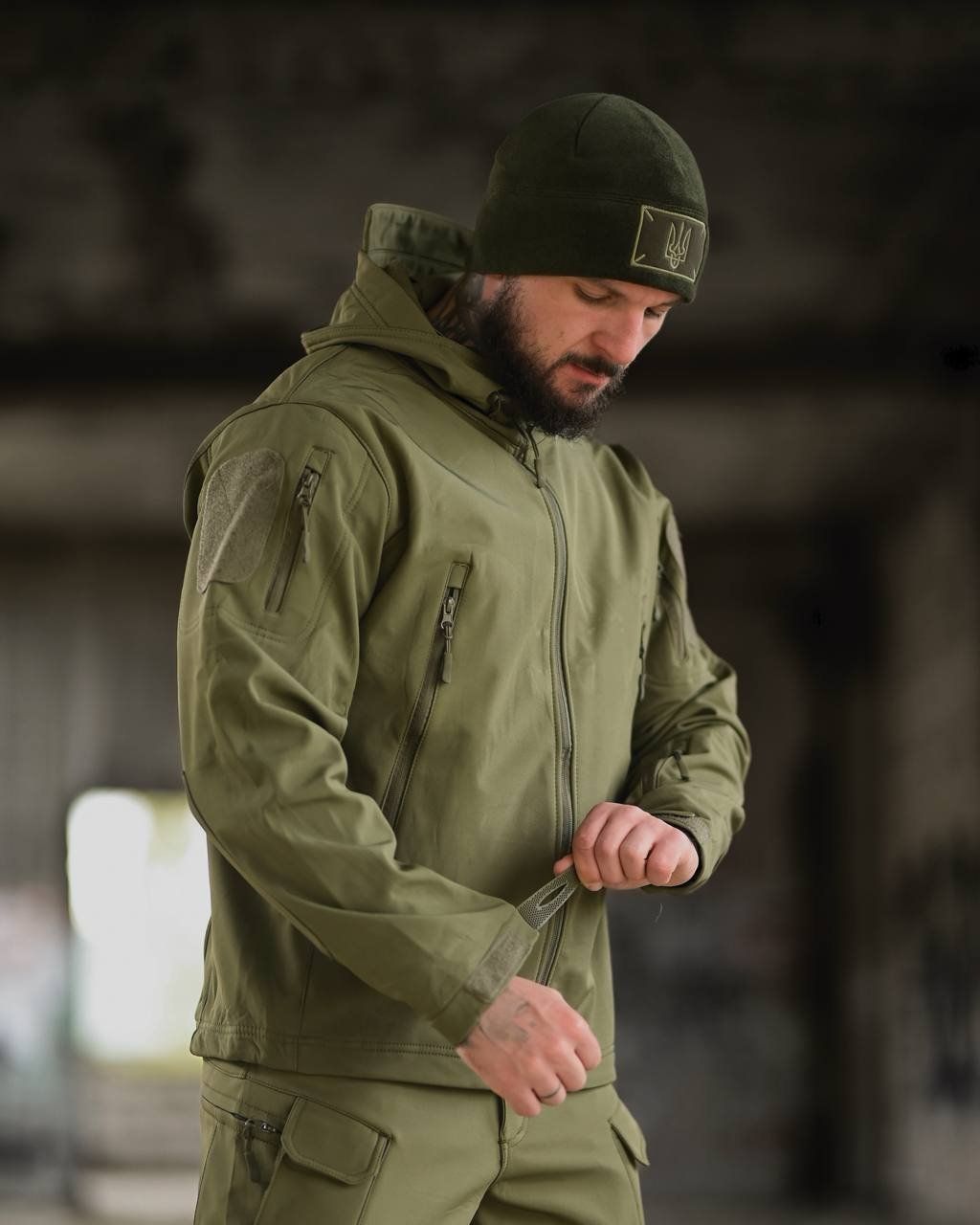 Куртка софтшел Масло Soft Shell на флисе, S