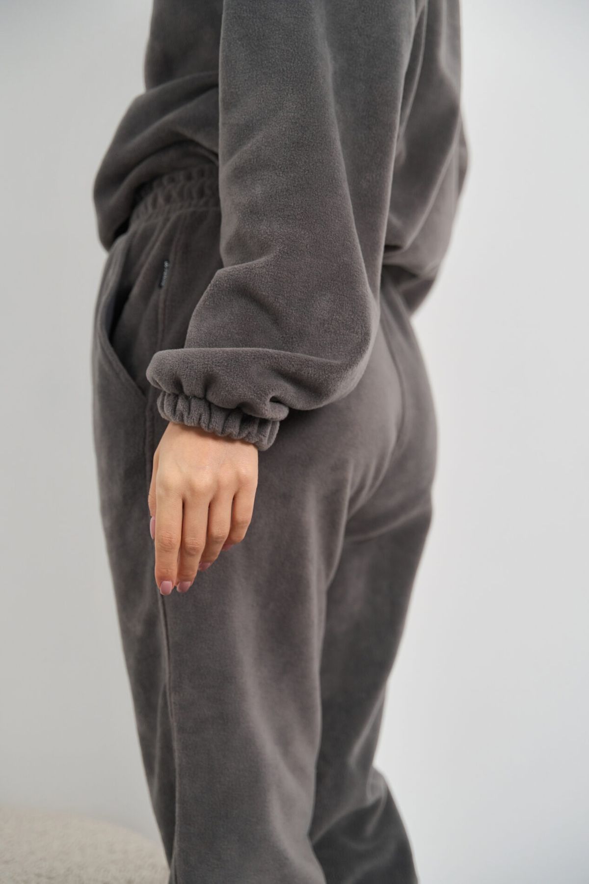 Женский спортивный костюм Teddy Polar Fleece графит