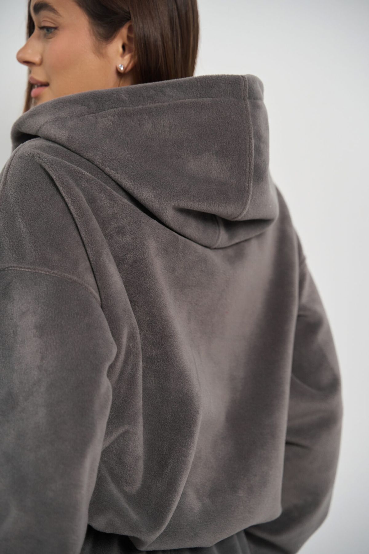 Женский спортивный костюм Teddy Polar Fleece графит