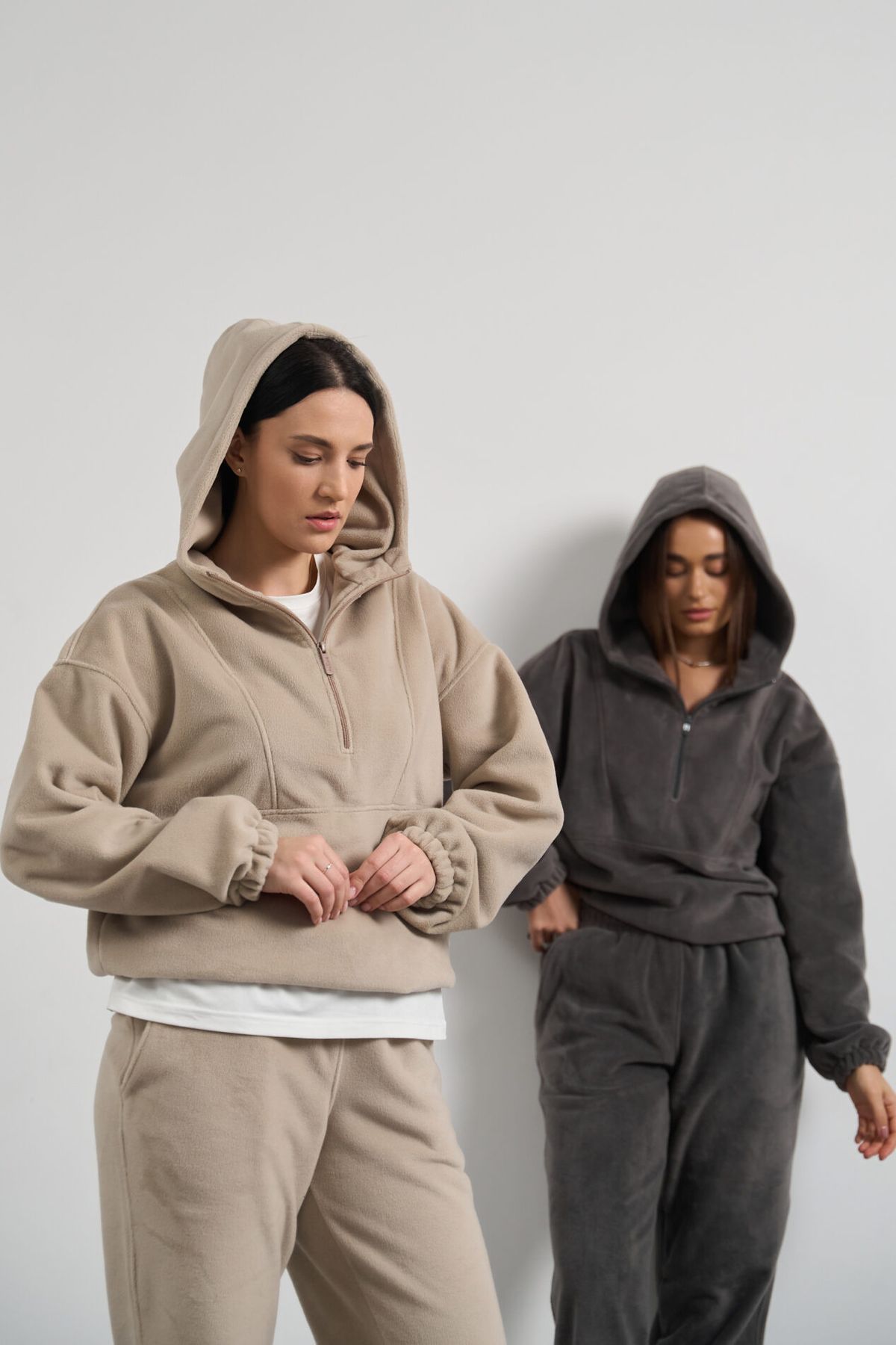 Женский спортивный костюм Teddy Polar Fleece графит