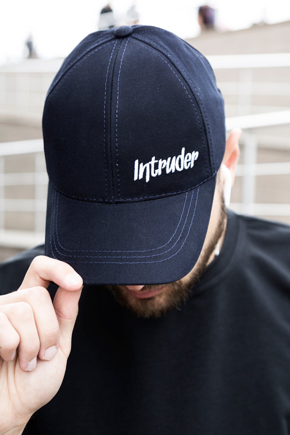 Кепка Intruder чоловіча синя брендова