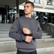 Свитшот теплый Pobedov Apex графит