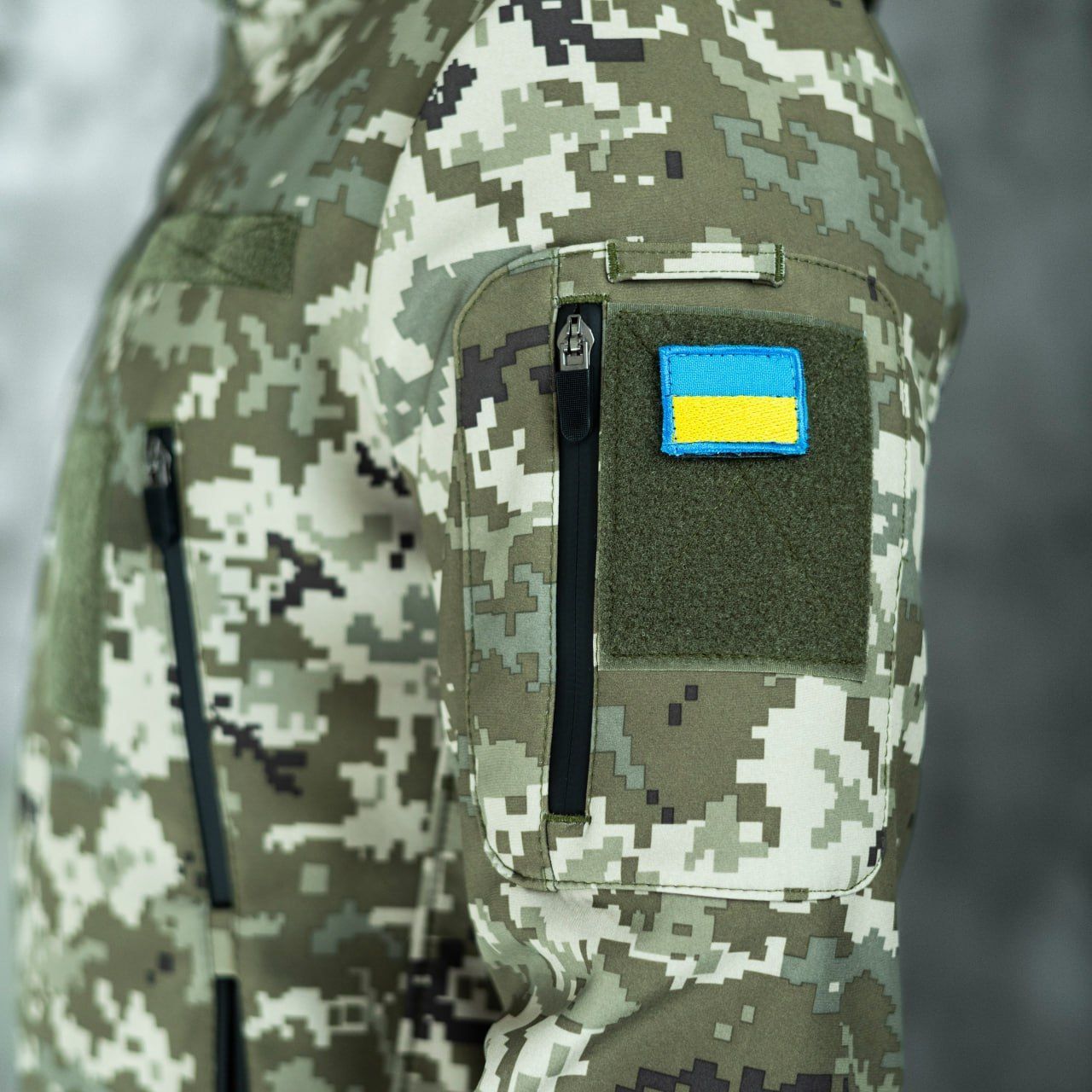 Куртка Pobedov Jacket Motive піксель з липучками, S