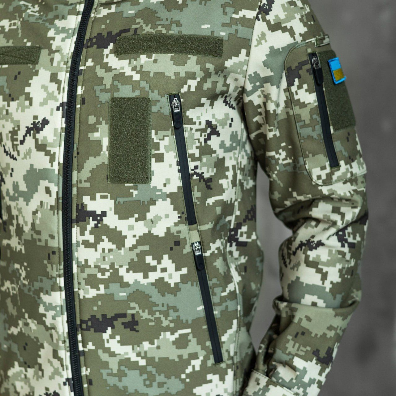 Куртка Pobedov Jacket Motive піксель з липучками, S