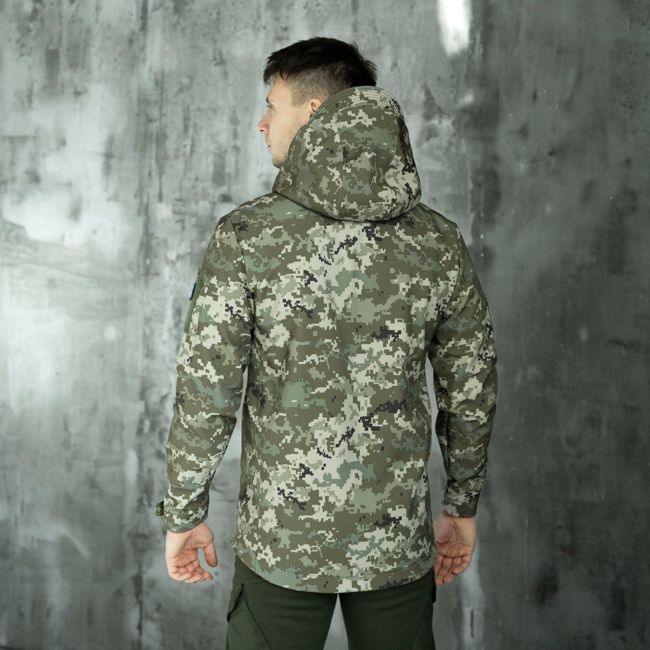 Куртка Pobedov Jacket Motive піксель з липучками, S