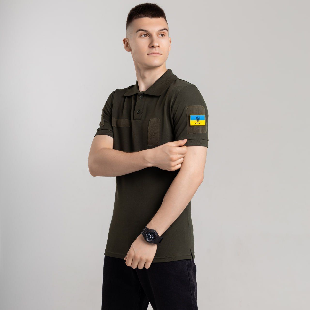 Поло Pobedov Royal військове хакі, S