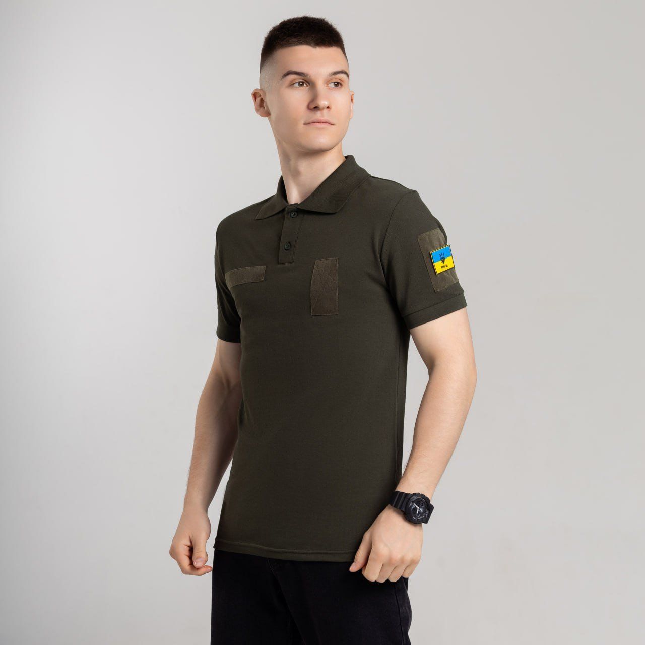 Поло Pobedov Royal военное хаки, S