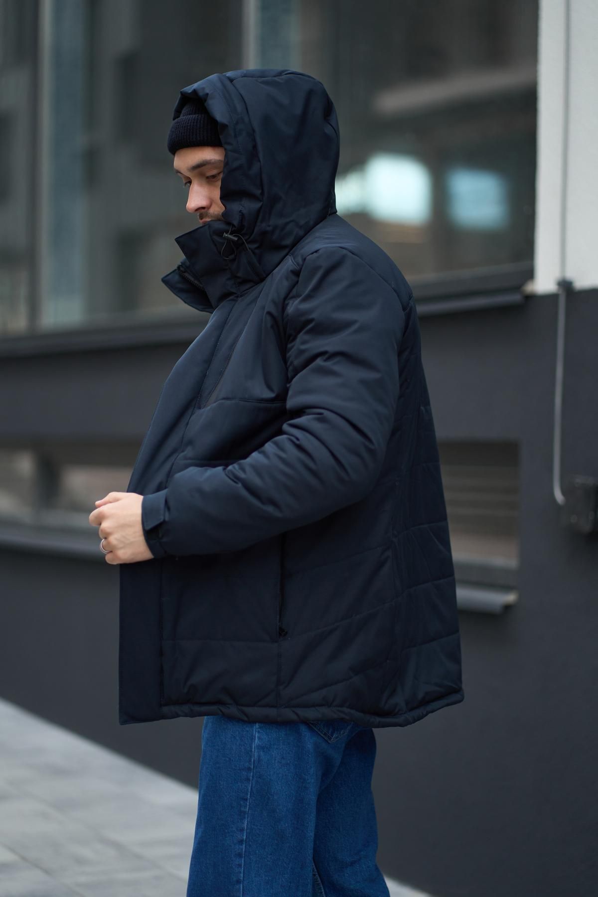 Куртка чоловіча зимова синя Intruder Everest