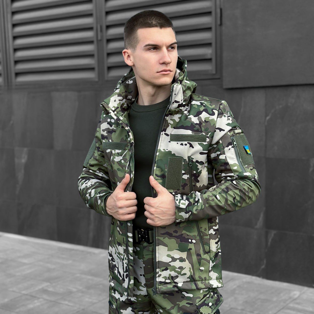 Куртка Pobedov Jacket Motive мультикам з липучками, M