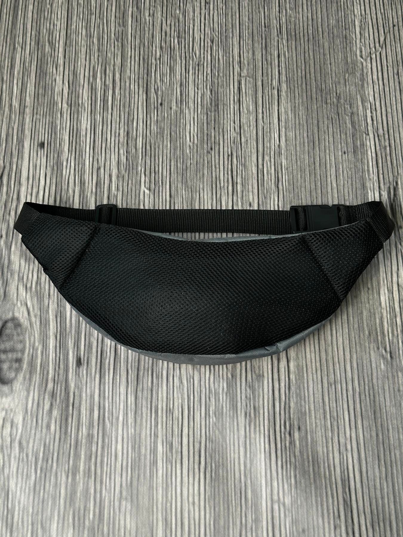 Бананка Adidas Сіра/ накатка біле маленьке лого