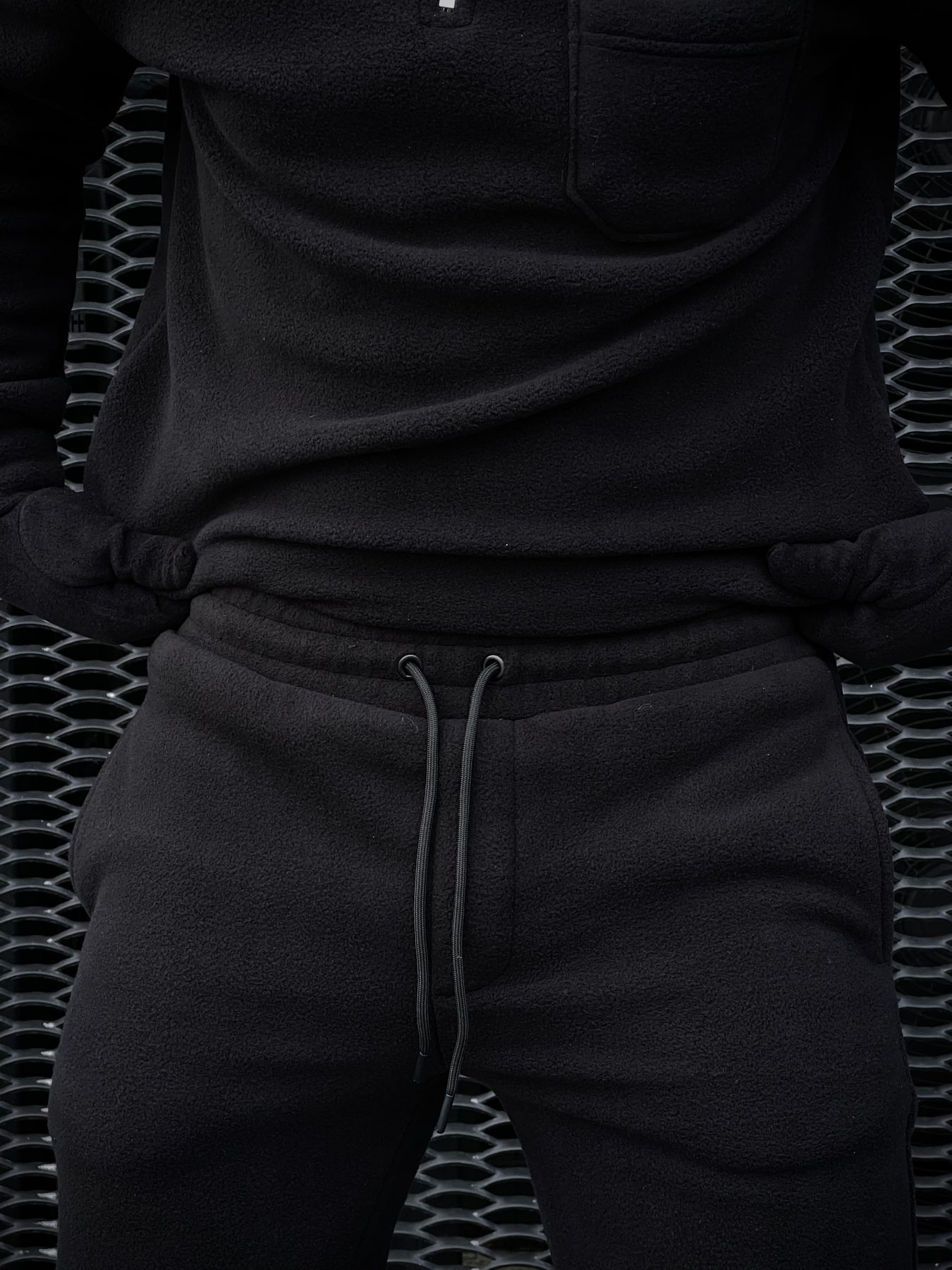 Костюм 'Fleece' чорний, Чорний, M