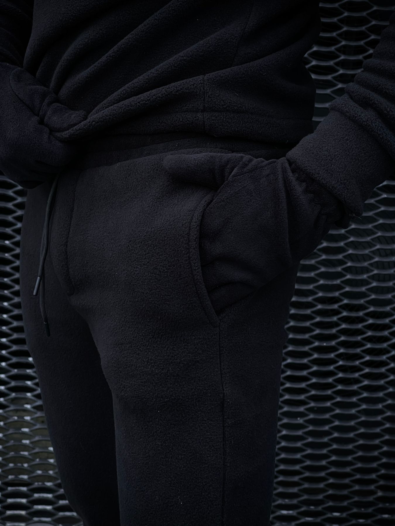 Костюм 'Fleece' чорний, Чорний, M