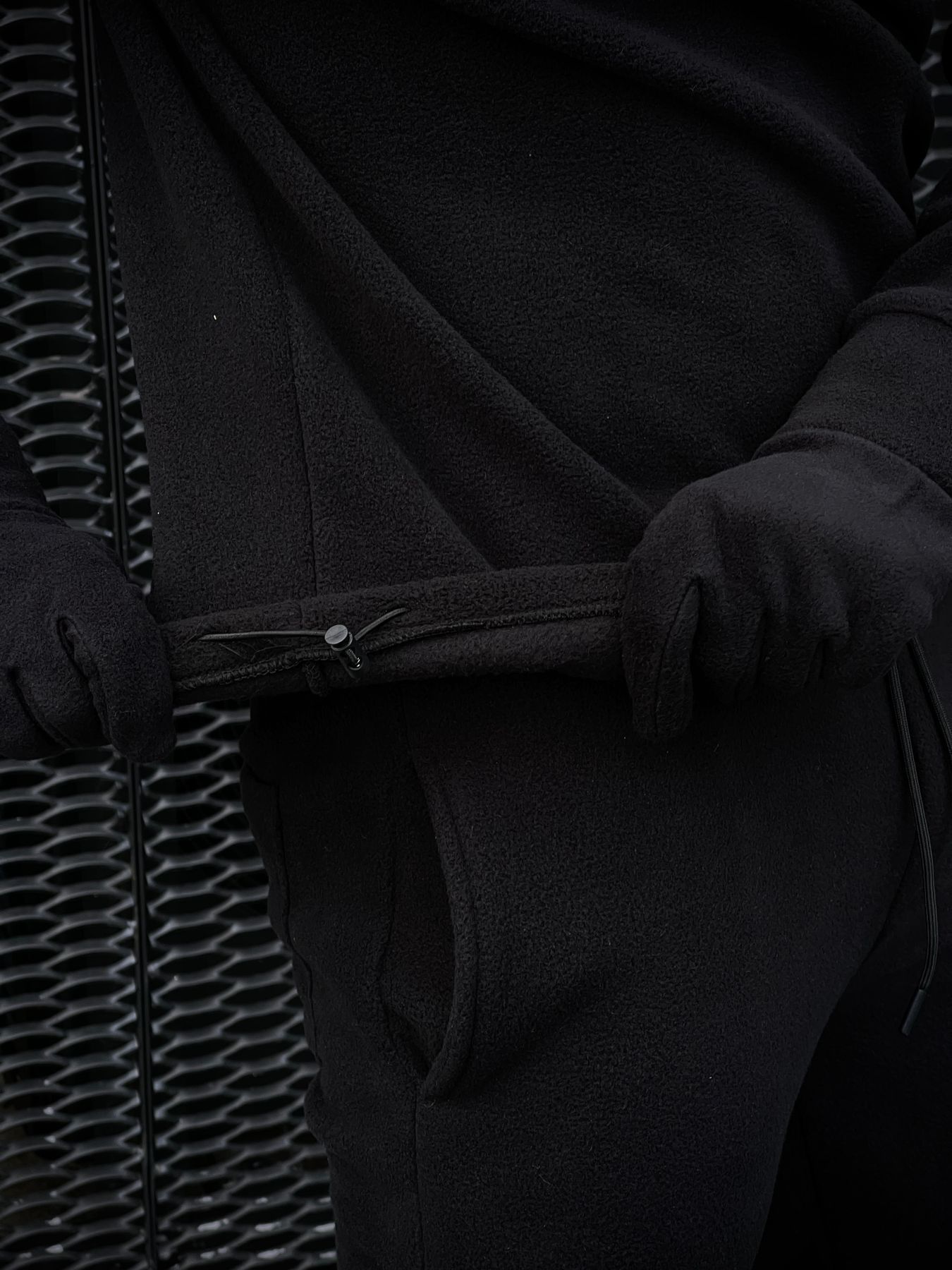 Костюм 'Fleece' чорний, Чорний, M
