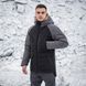 Куртка Парка Pobedov зимова чоловіча Seniora udacha (чорна з сірим)
