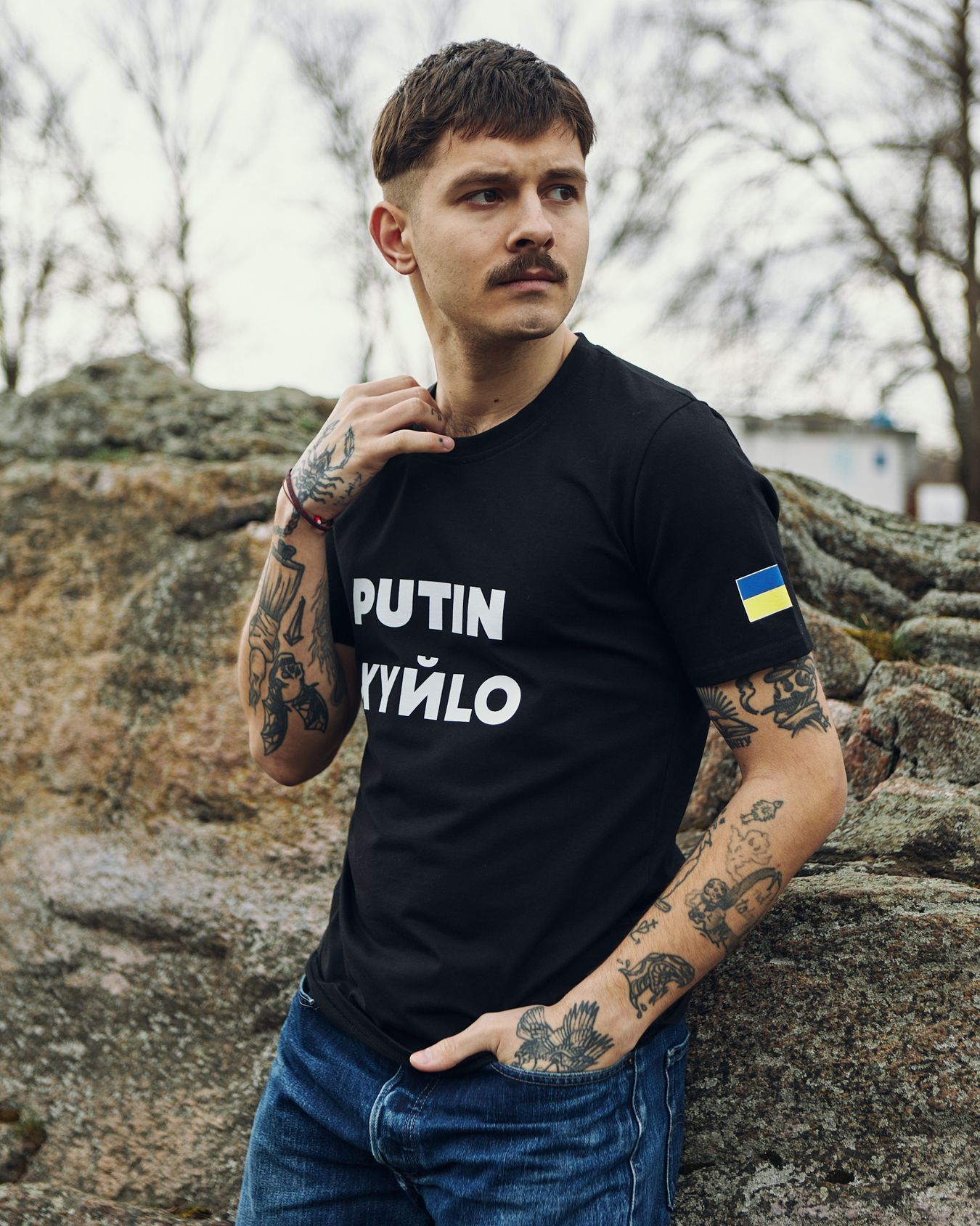 Футболка PUTIN XYЙLO черная