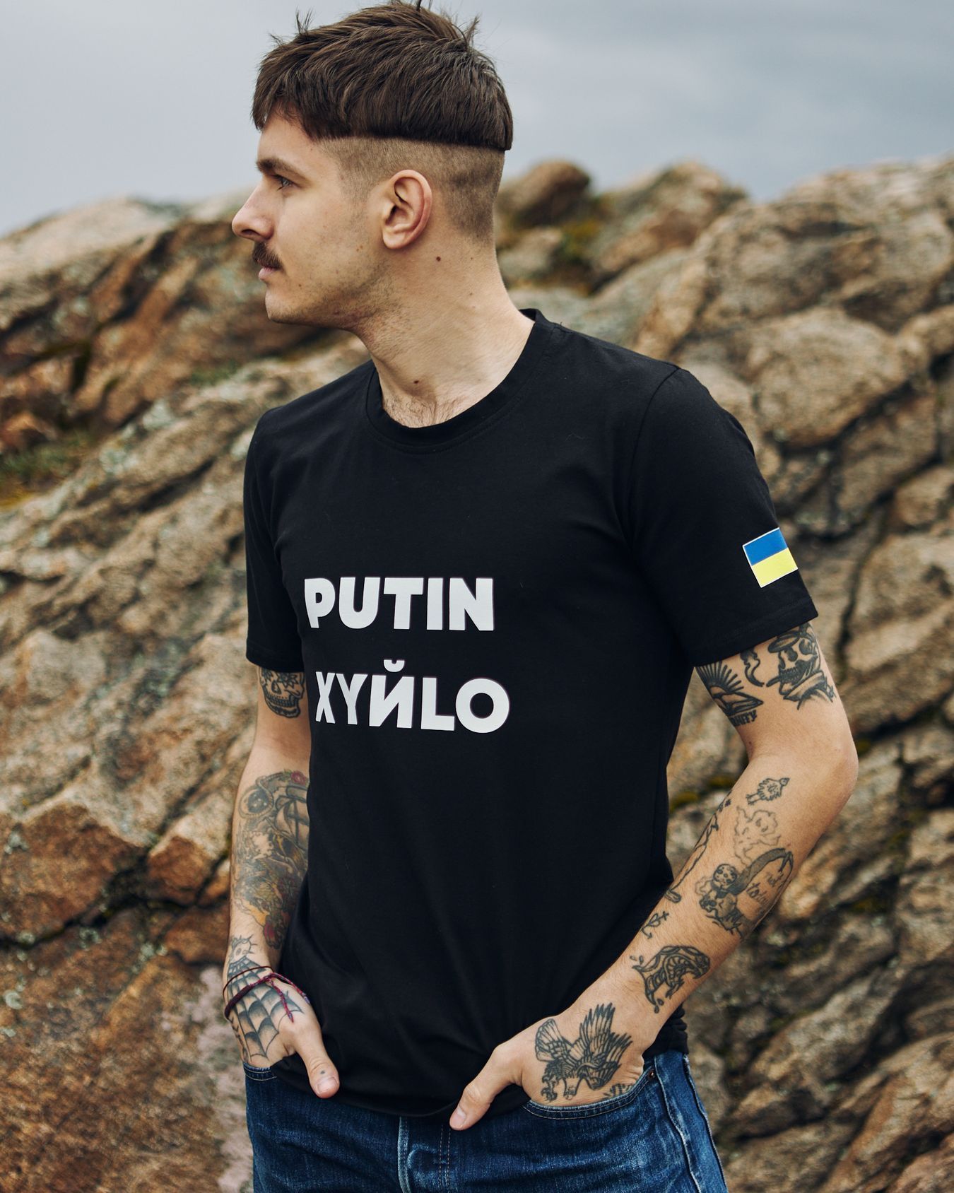 Футболка PUTIN XYЙLO черная