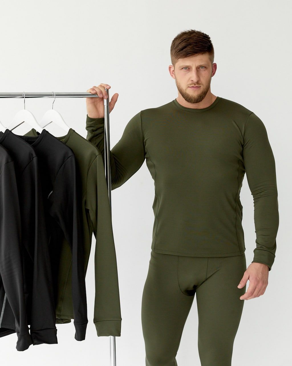 Термобілизна чоловіча універсальна Xsports Polartec хакі , 3XL