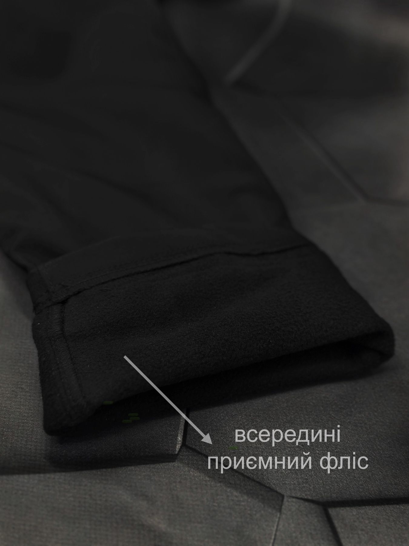 Теплі карго штани Rextim Softshell Hi-Tech чорні на флісі