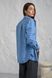 Жіноча картата сорочка Oversize блакитний