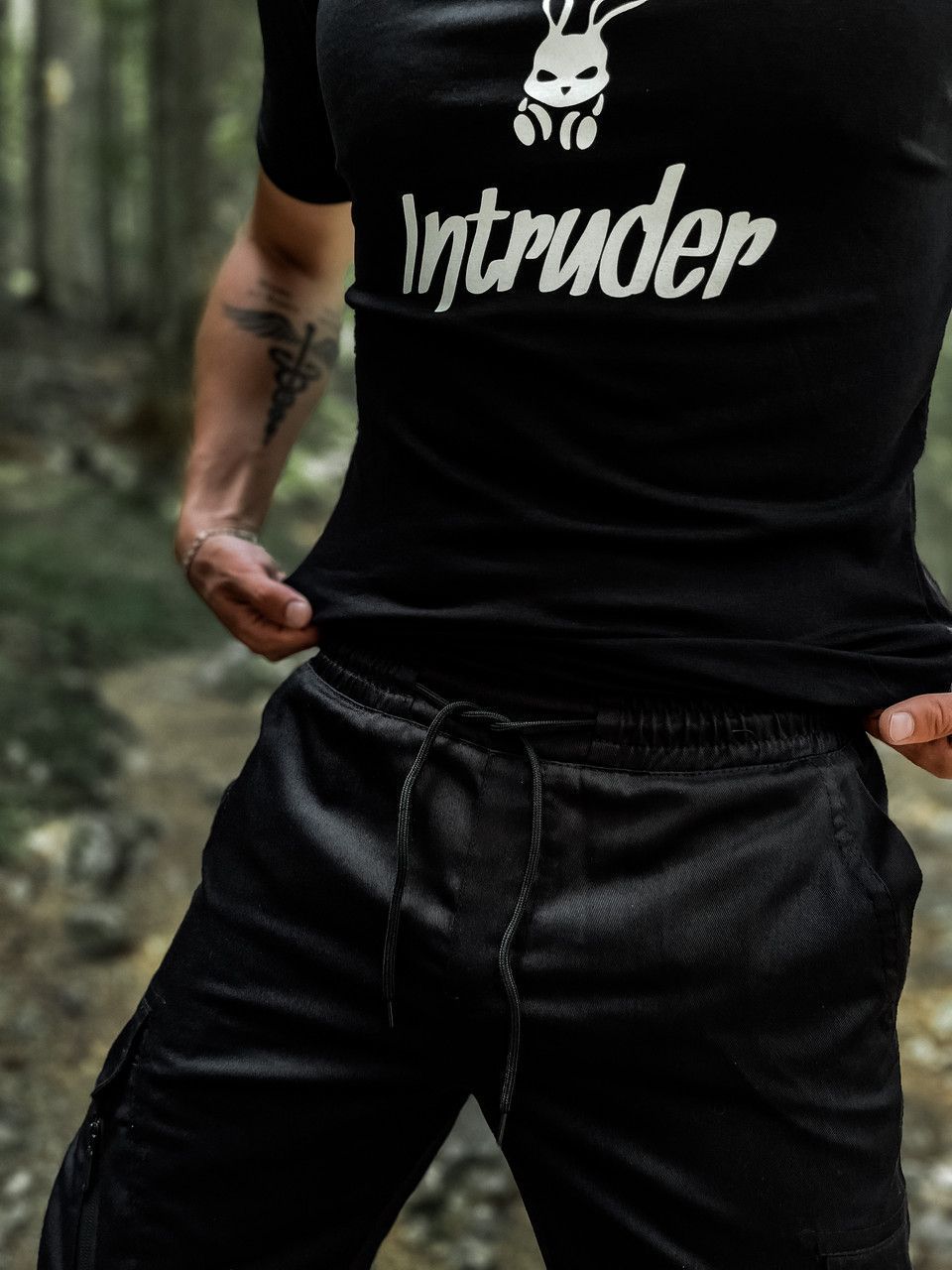 Штани чоловічі Intruder "Storm" котонові чорні
