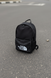 Рюкзак TNF чорний з великим білим лого