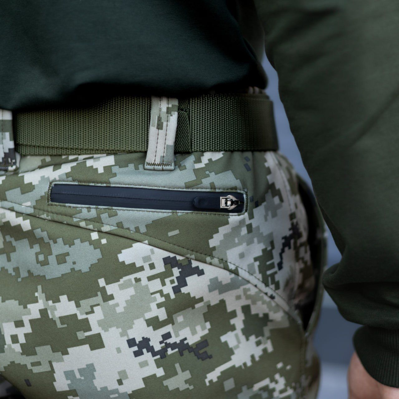 Штани Pobedov SoftShell "Static" піксель на флісі