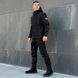 Комплект Softshell куртка Motive + штани Static чорний на флісі, S