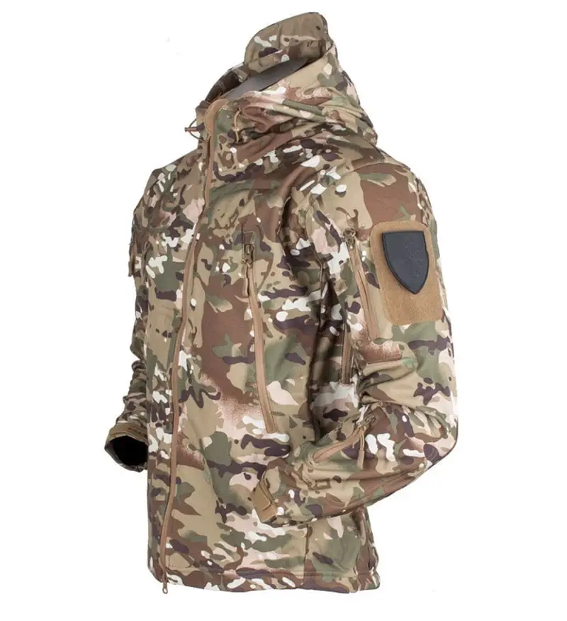 Куртка HWB на флісі софт шелл мультикам Soft Shell, 4XL