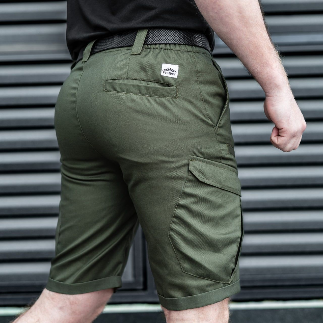Чоловічі Тактичні Шорти Pobedov "Tactical" хакі