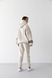 Теплий жіночий костюм OVERSIZE худі з вишивкою таш