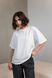 Женская OVERSIZE футболка белая