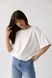 Женская OVERSIZE футболка белая