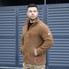 Толстовка флісова Pobedov Voin Койот з липучками, S