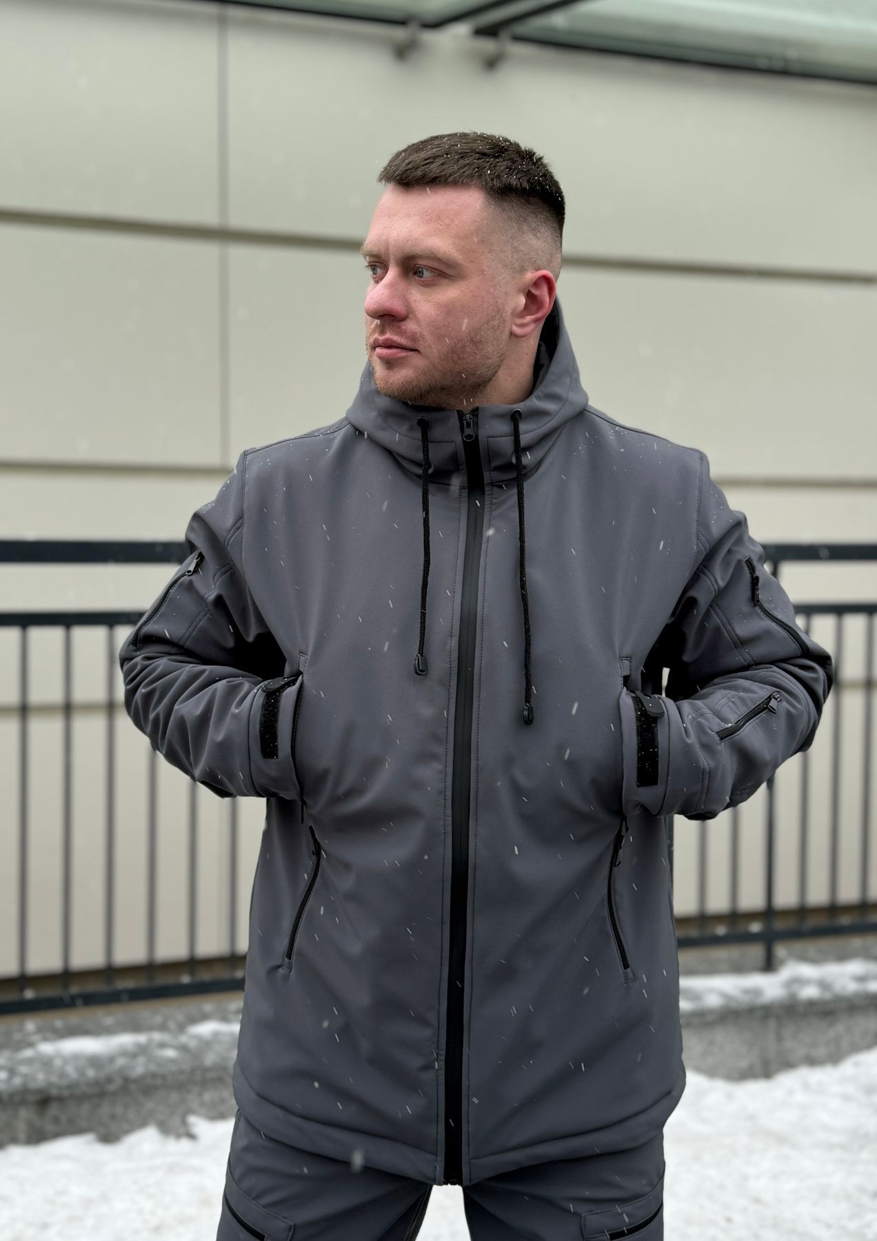 Зимовий костюм Softshell Omni-Heat сірий, M