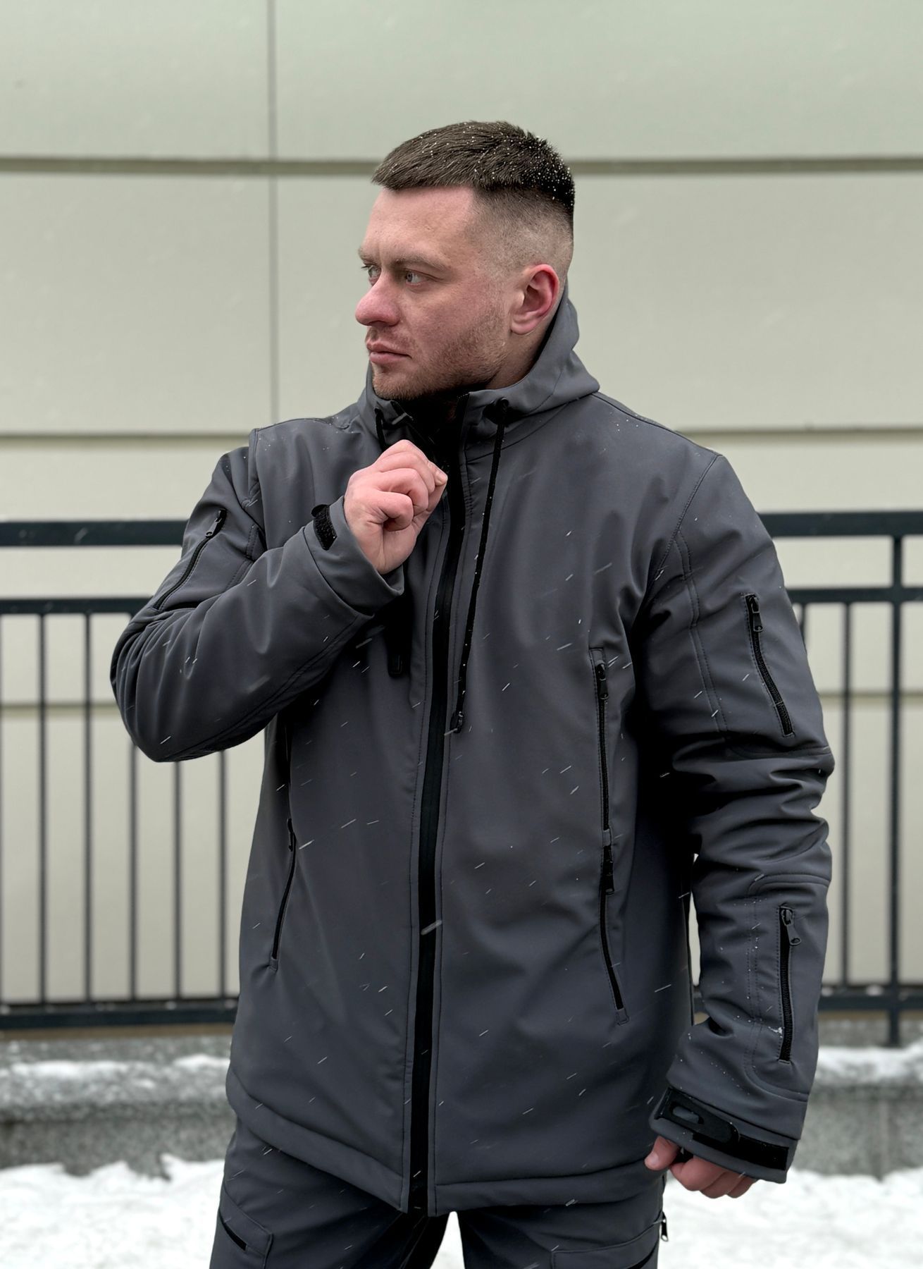 Зимовий костюм Softshell Omni-Heat сірий, M