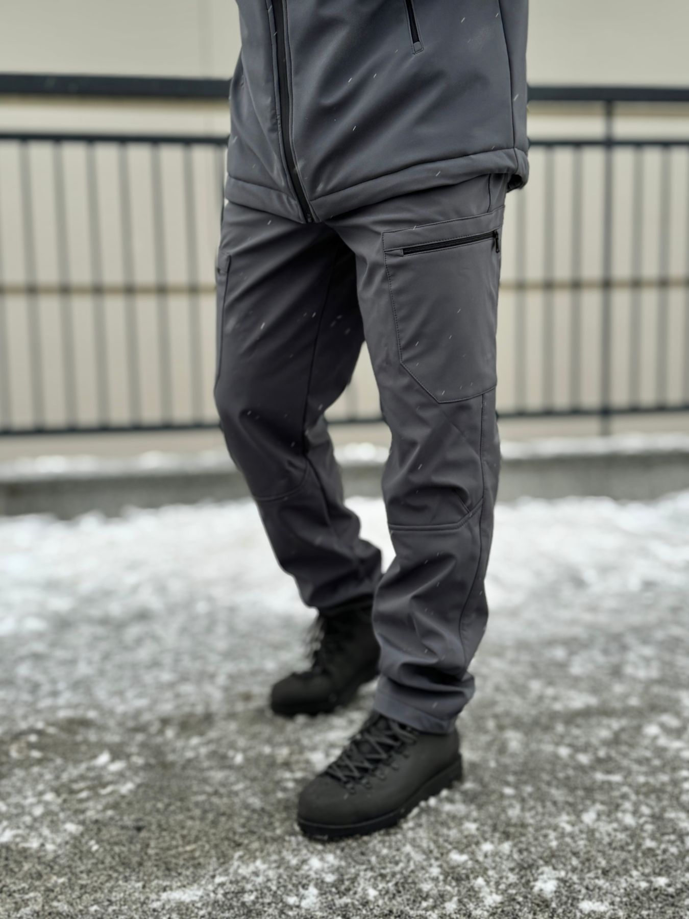 Зимовий костюм Softshell Omni-Heat сірий, M
