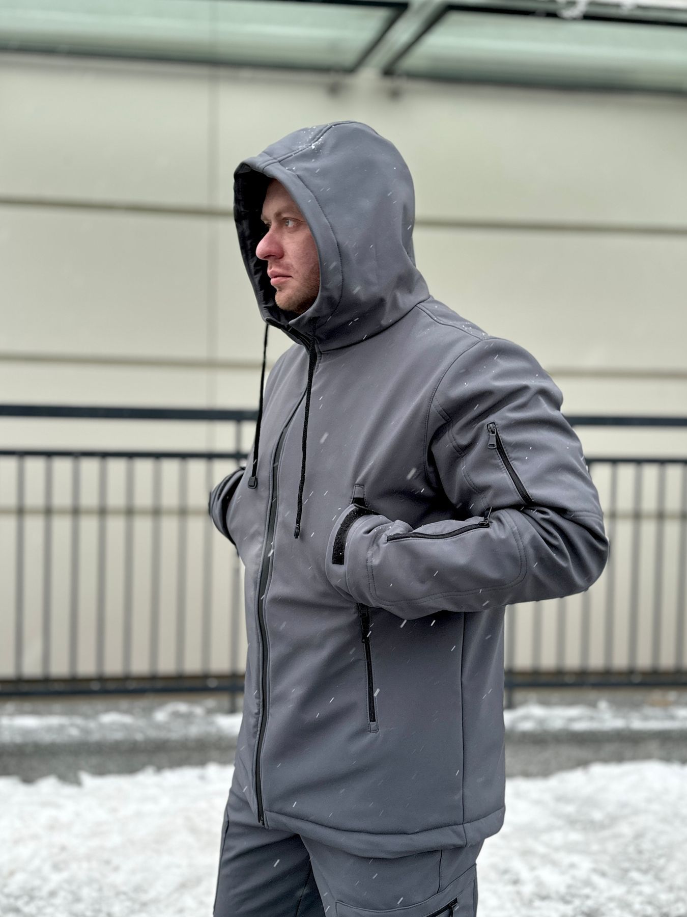 Зимовий костюм Softshell Omni-Heat сірий, M