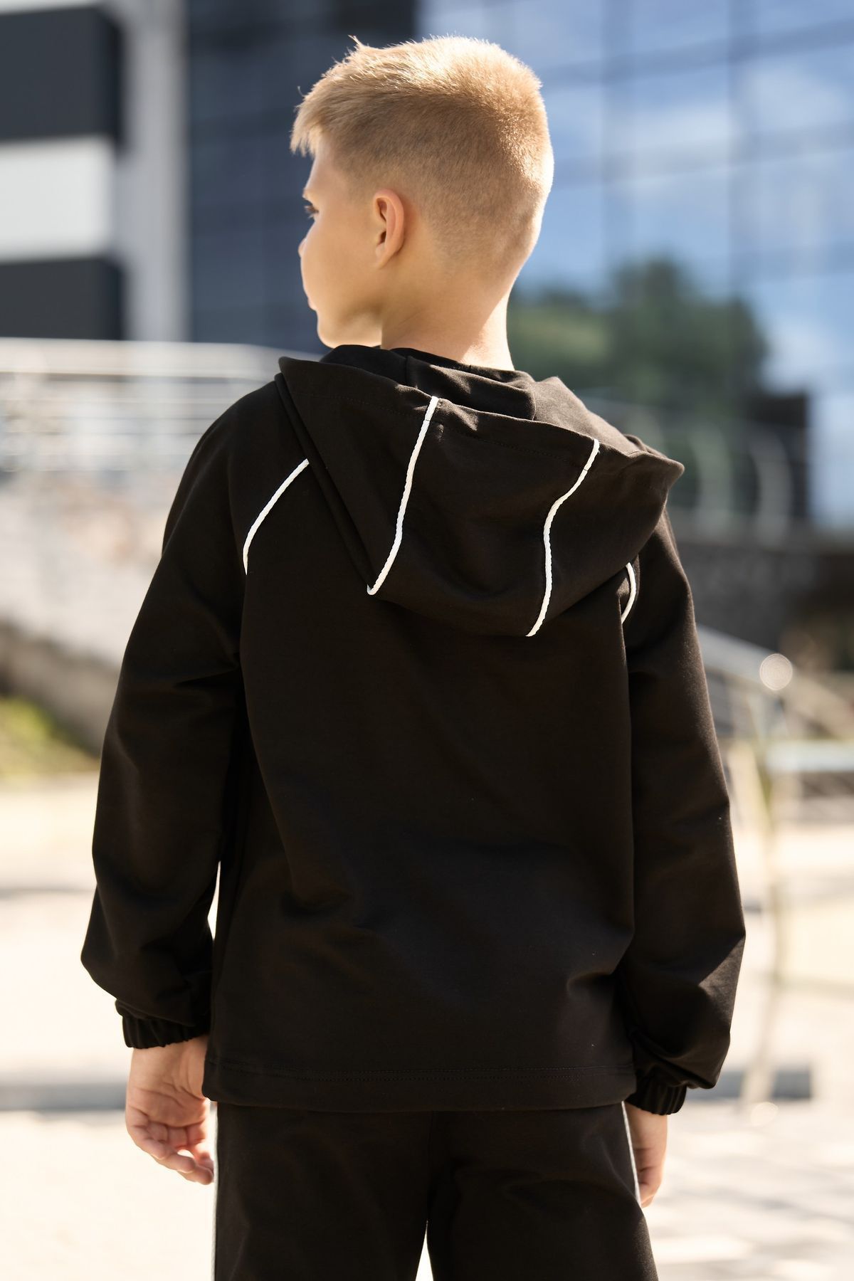 Спортивний костюм Urban двунитка чорний, 128