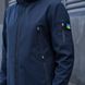 Комплект Softshell куртка Motive + штаны Static синий на флисе, S