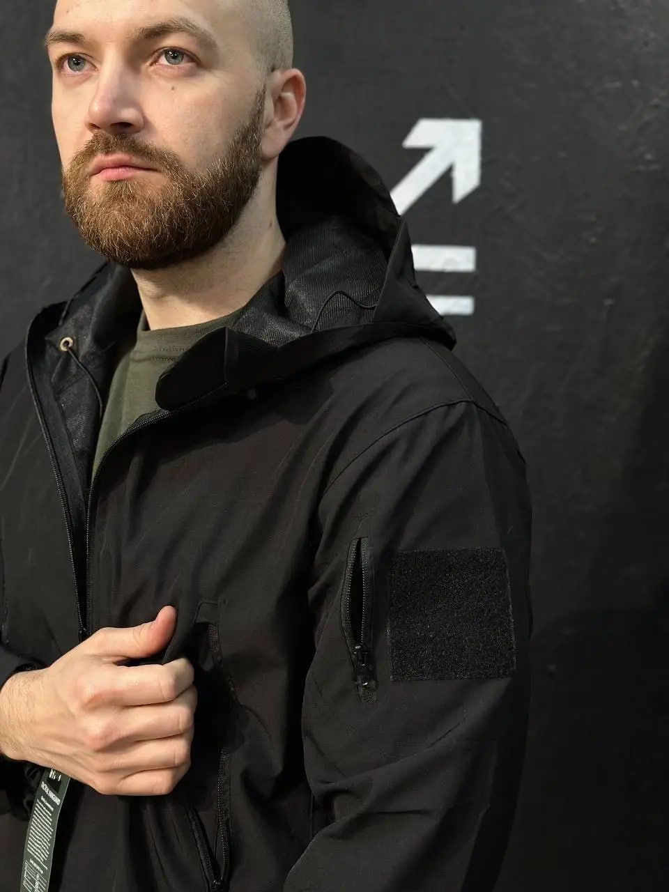 Тактичний костюм "TACTICAL VANGUARD" Dewspo без утеплення, чорний, S