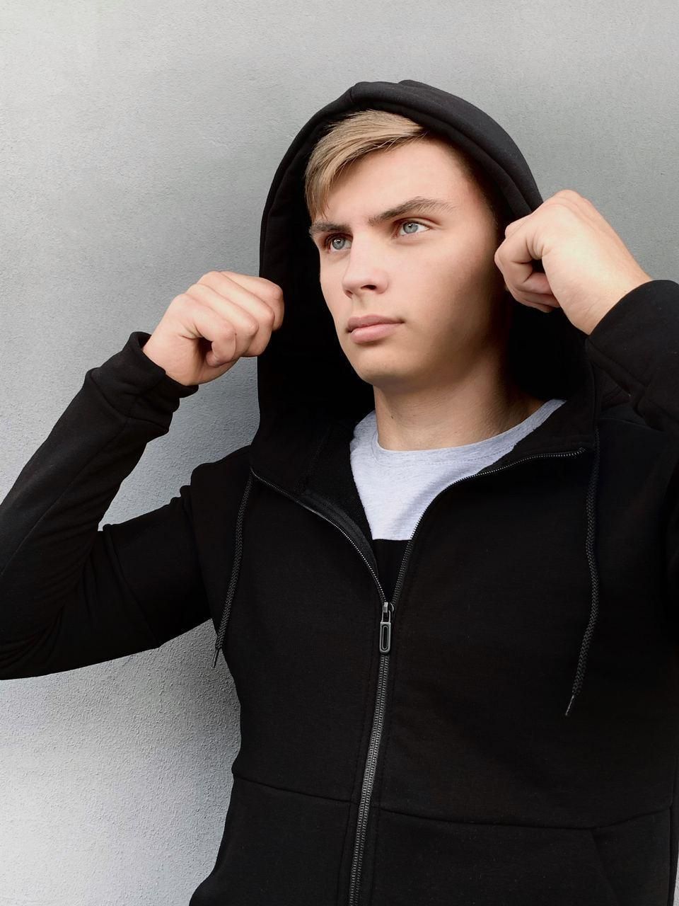 Костюм чоловічий спортивний Cosmo Intruder чорний, M